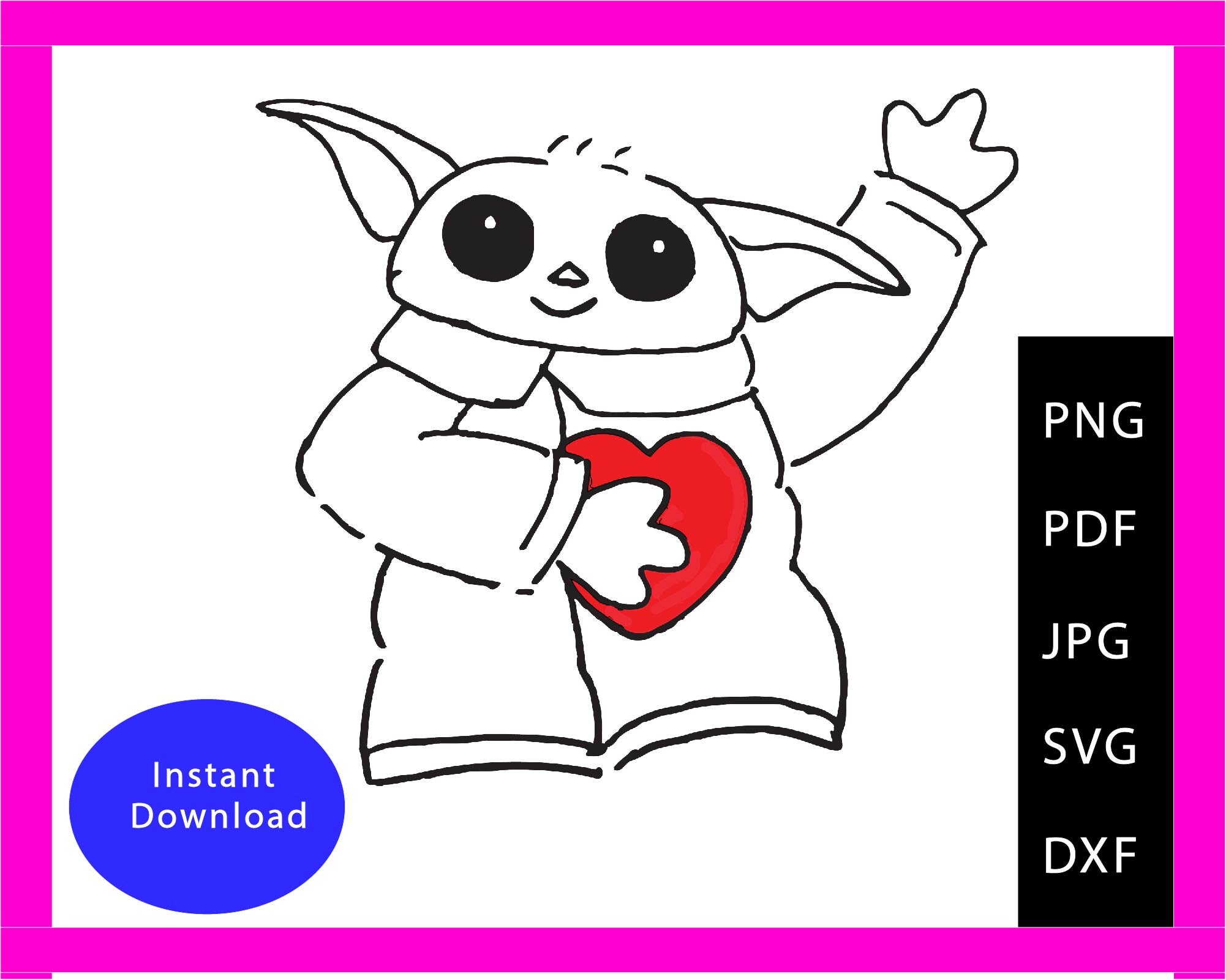 Free Free 169 Baby Yoda Disney Svg Free SVG PNG EPS DXF File