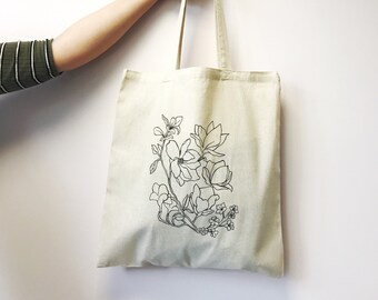 Canvas Shopping Tote Bag Flower Vintage Look D Botanical /& Flower Beach Bags for Women Flowers Gifts