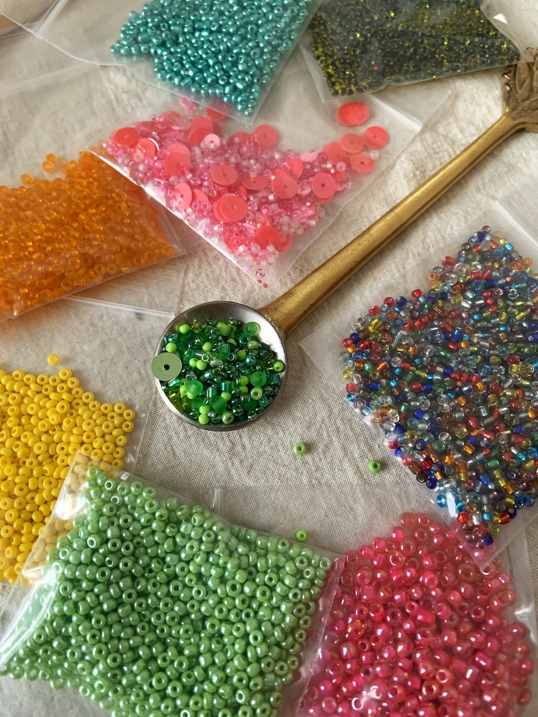 Mystery Bead Bundle Embroidery Beads Seed Beads Bugle Beads Beads for ...