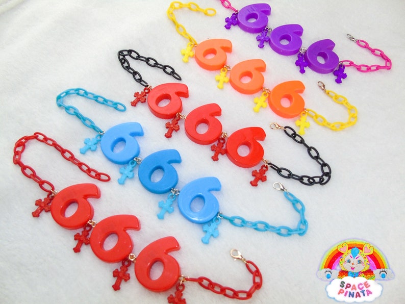 666 choker harajuku kawaii decora fashion goth style