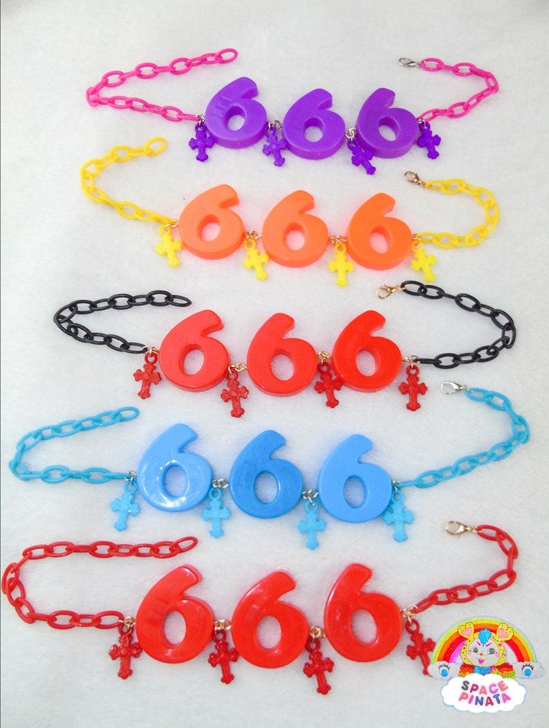 666 choker harajuku kawaii decora fashion goth style
