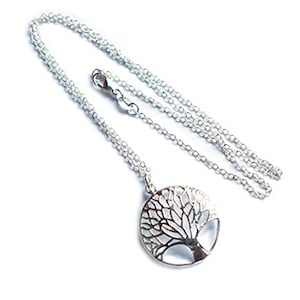 Tree of Life Pendant 925 Silver with Chain, World Tree, Tree Of Life, Tree of Life