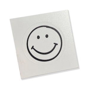 Pack de 50 autocollants 2,5 cm blancs, autocollants, étiquettes, autocollants pour fenêtres, autocollants adhésifs, imprimés