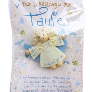 Ángel de la guarda, muñeca ángel muñeca -, Día de la Madre, regalo de bautizo, tarjeta de bautizo, Püppkes