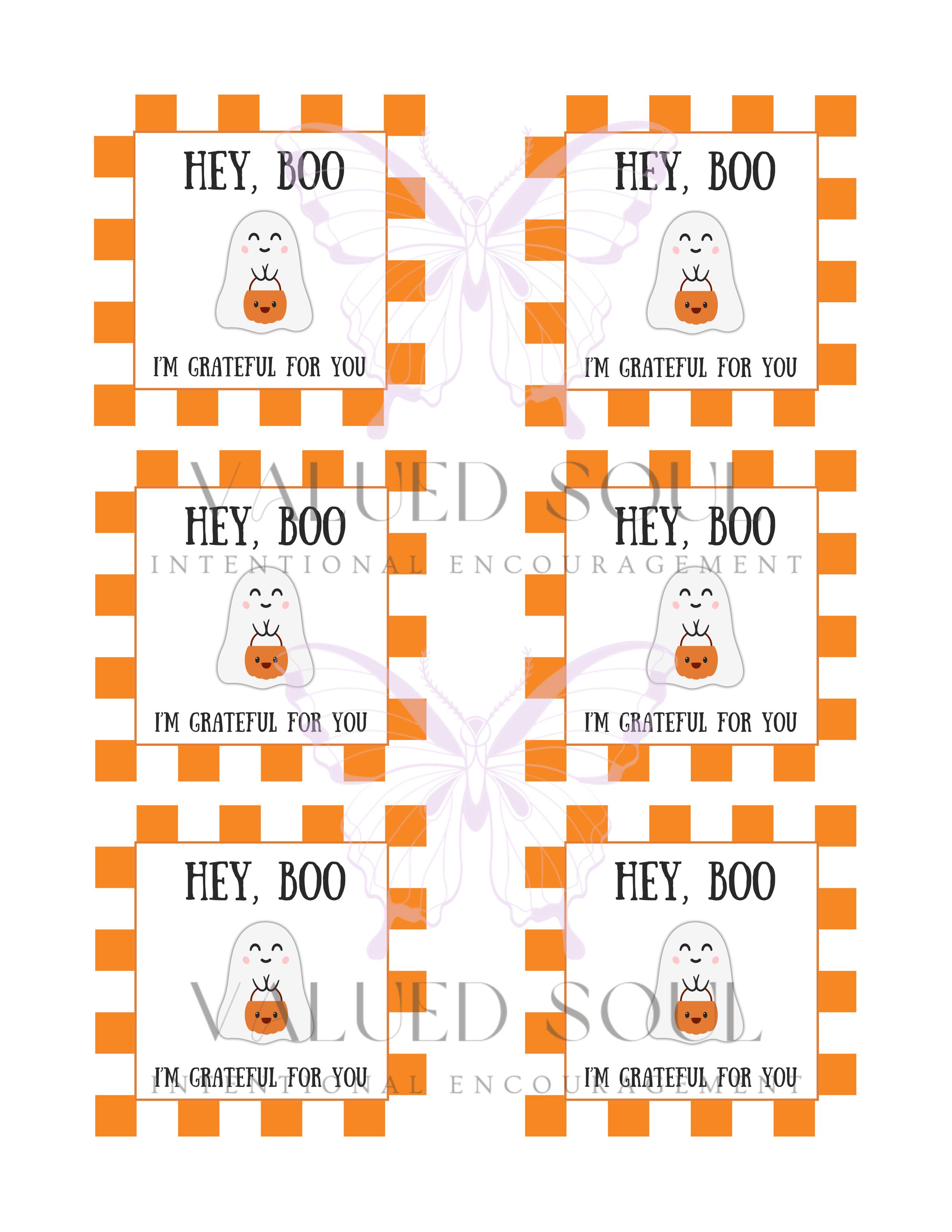 Hashtag Boo Tag Boo Gift Tag Boo Basket Boo Basket Tag Cute Ghost Tag Cute Halloween ...