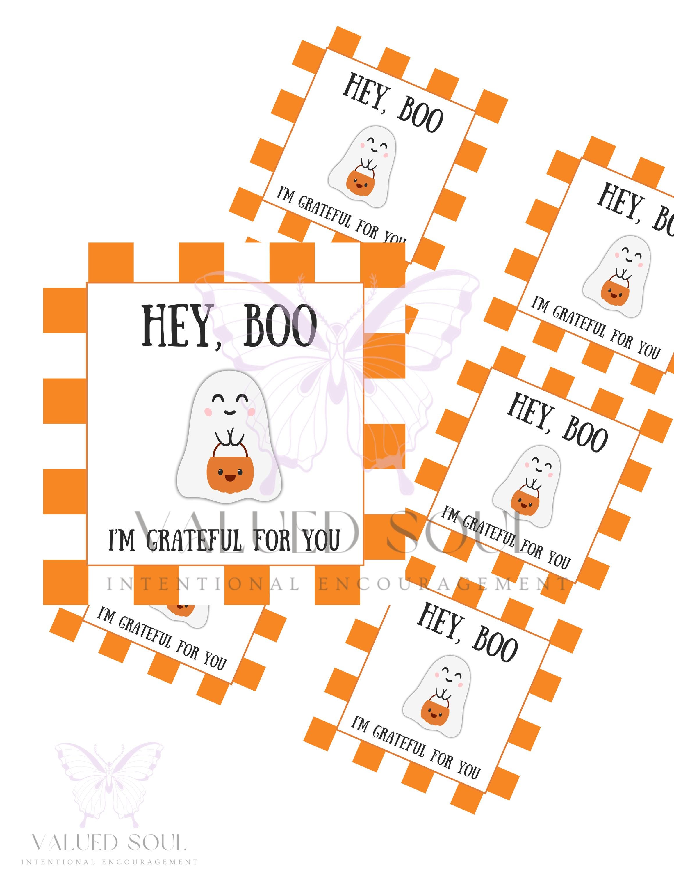 Hashtag Boo Tag Boo Gift Tag Boo Basket Boo Basket Tag Cute Ghost Tag Cute Halloween ...