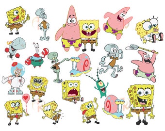 Download Spongebob svg | Etsy