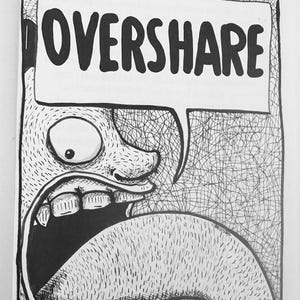 Overshare - Zine de bandes dessinées sur la santé mentale