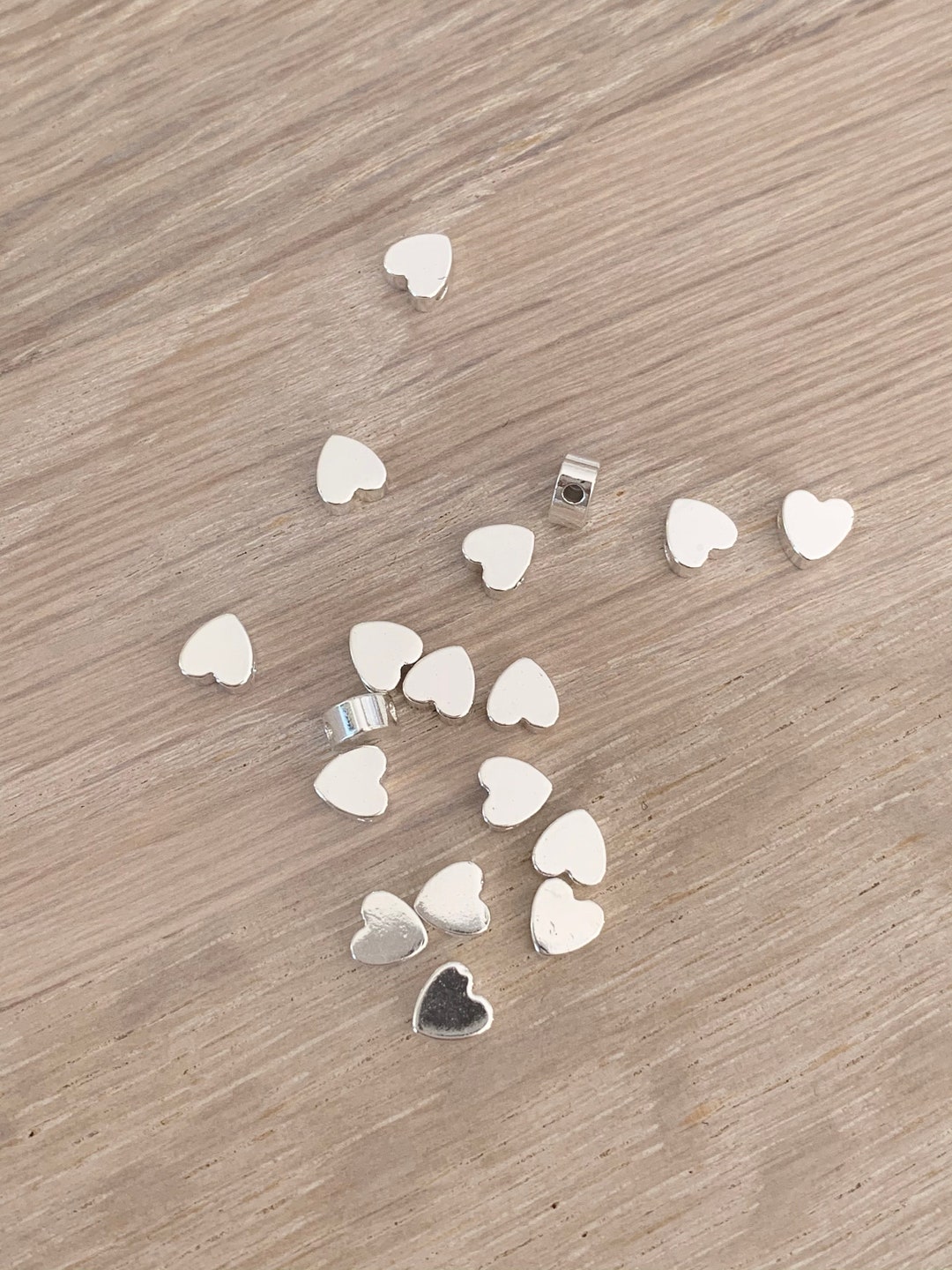 10 PIÈCES SIGNETS sirène ondulée perles d'argent tibétain avec boucle