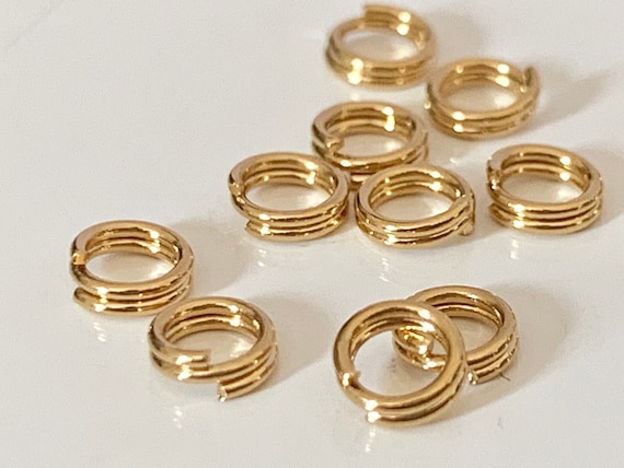80 Anneaux De Jonction Ouverts En Acier Inoxydable 304 - 10mm X 1,0mm - Pour Bijoux DIY