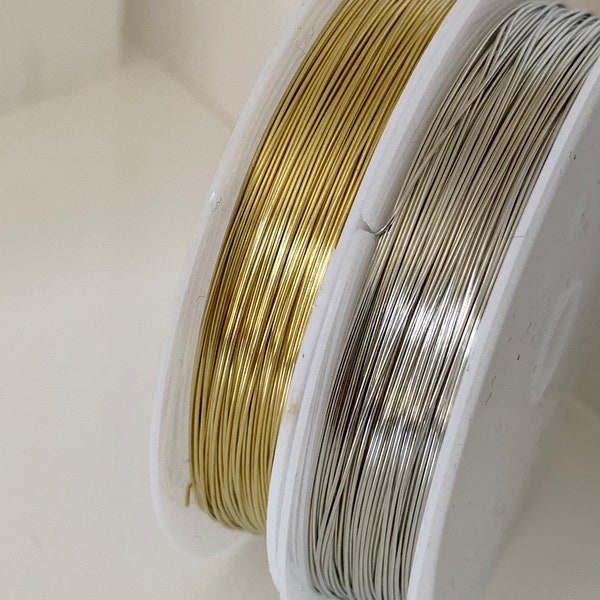 Gold/Silver copper wire, copper coil for DIY jewelry making