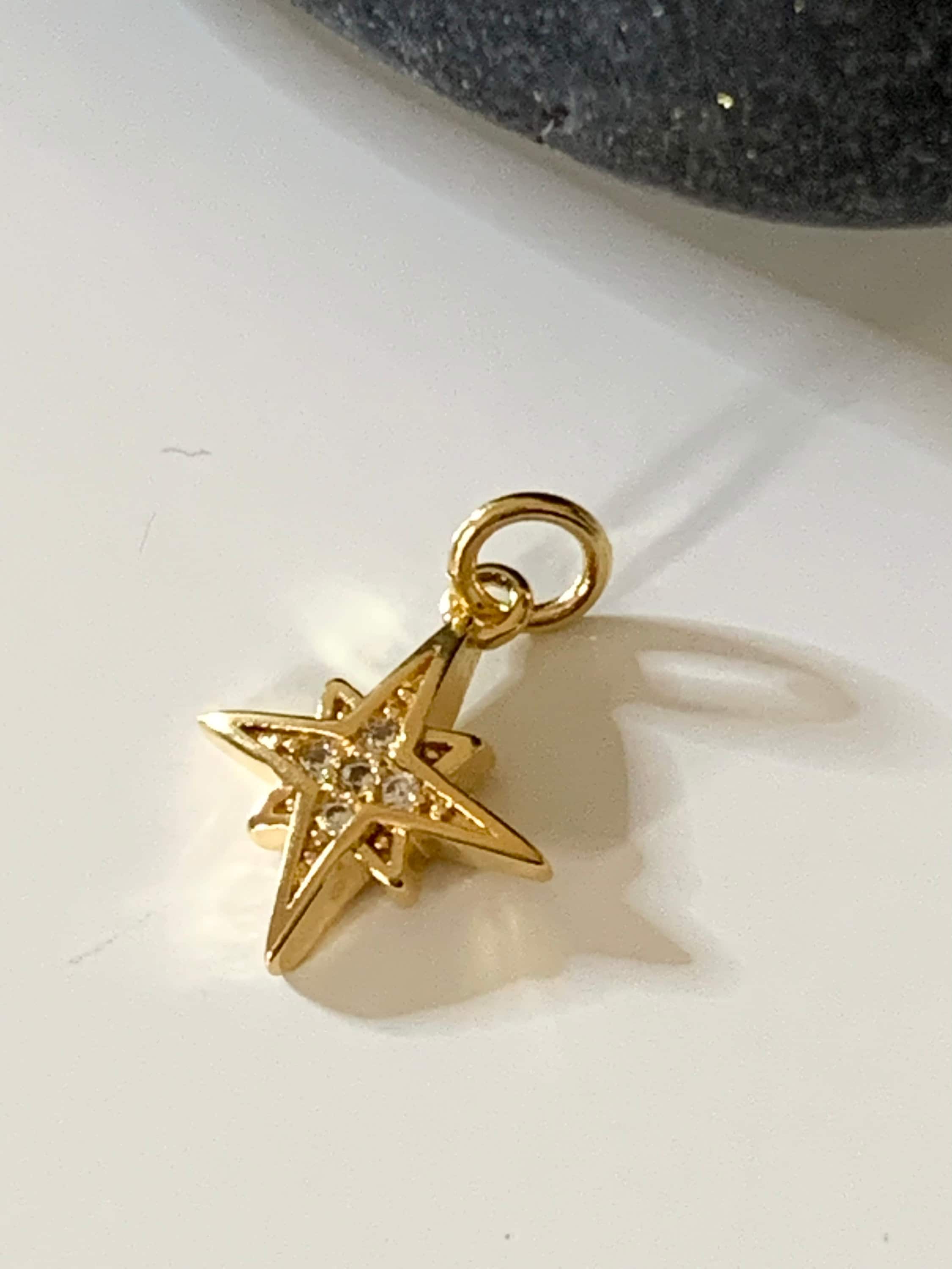SUNNYCLUE 1 Scatola 50 Pezzi Ciondoli Connettore Luna Argento Ciondolo Luna Crescente Connettori Strega Lega Retro Celeste Luna Link Fascino per Creazione di Gioielli Ciondoli Forniture Collana Fai Da