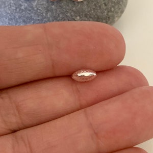 1 x 7 mm försilvrad distanspärla, ädelstenspärlor, läderarmband, vaxade trådar bild 4