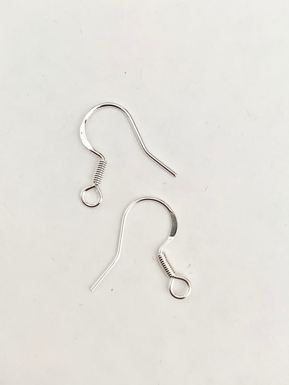 Buy 40pcs Gold Silver Earring Hooks Wholesale Ear Wires Stainless Steel  Dangle Drop Earrings Nickel Free Ear Hooks Online in India - Etsy