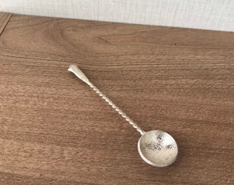 Antique Half Rupee silver spoon - 1924