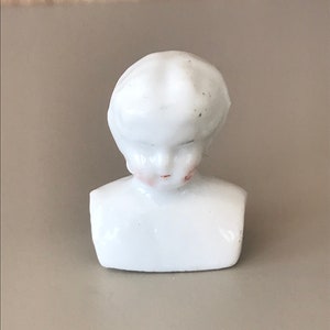 Antique Porcelain German Doll Head - 1900s