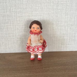 Small Vintage German Rubber Ari Baby Doll - 1960s