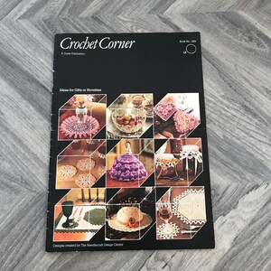 Livre d&#39;angle vintage au crochet n° 1294, idées cadeaux et nouveautés - 1960