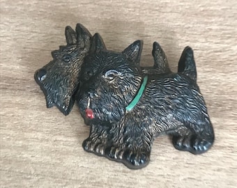 ヴィンテージ かわいい 初期プラスチック スコティッシュ テリア犬 2
