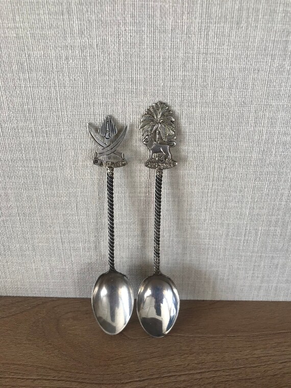ヴィンテージ Salleh Silver 1260B マレーシア土産スプーン 2本 - Etsy