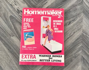 Vintage Homemaker His and Her Do It Yourself Magazine from October 1969