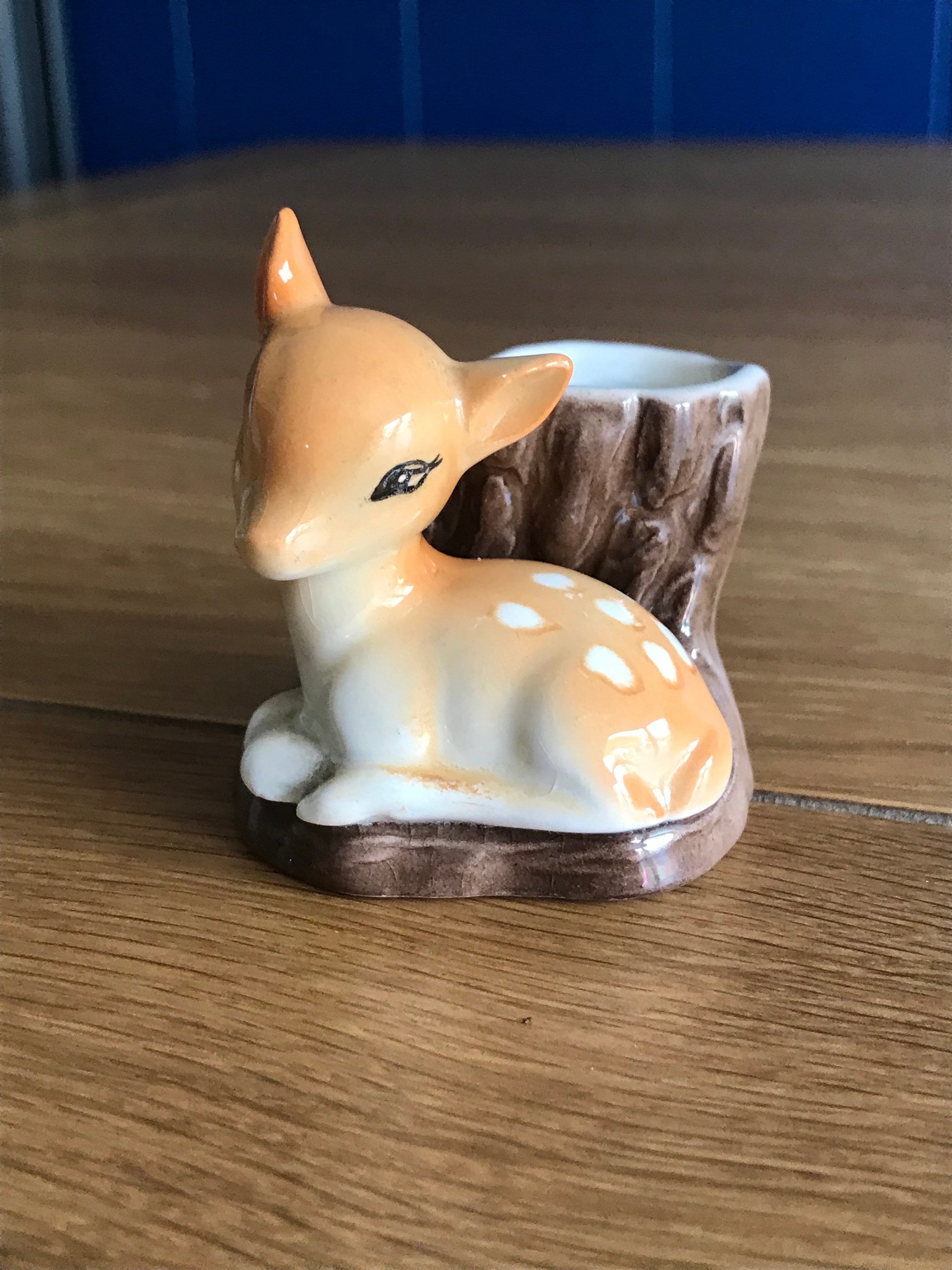 Vintage Hornsea Fauna Royal Deer/fawn Amia Posy Vase - Design No 2