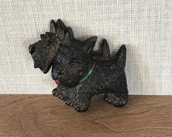ヴィンテージ かわいい 初期プラスチック スコティッシュ テリア犬 2