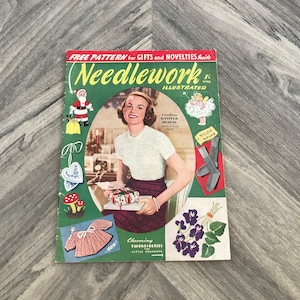 Vintage Needlework Illustrated Magazine Nr. 215 - 1952