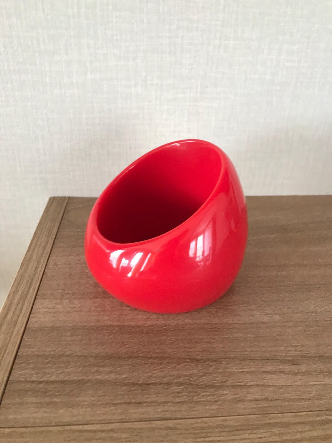 Vintage Chunky Jumbo Red Abstract Asymmetrical Circular Bangle Etsy UK