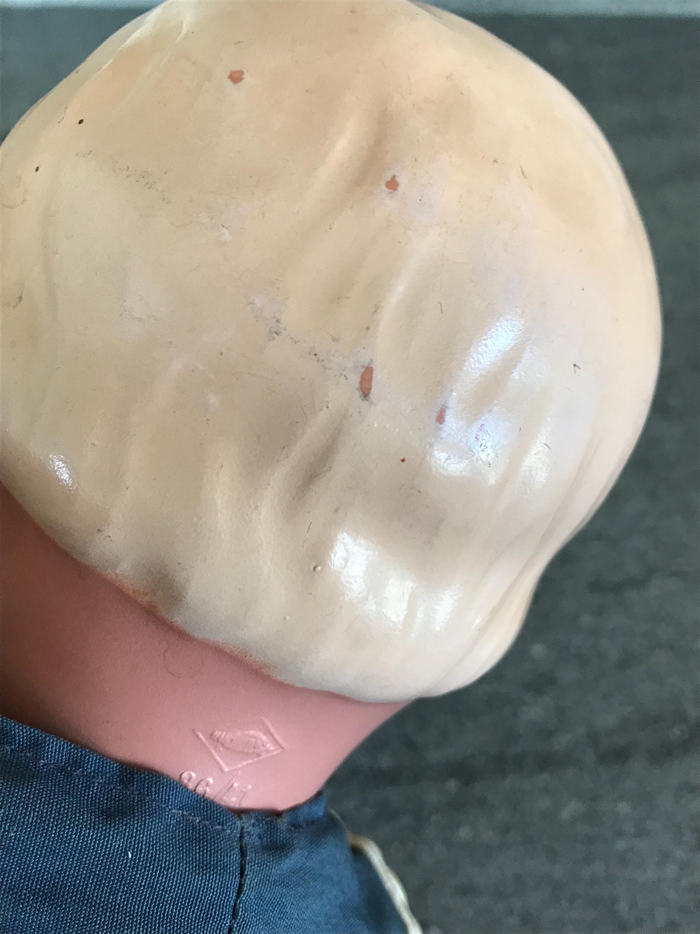 ヴィンテージ シルトクロット ドイツ製セルロイド人形 - シルト