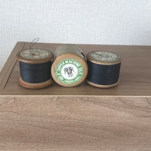 Vintage Cotton/Silk/Sewing Threads on Wooden Spools/Reels - 1940/1950/s