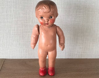 手描きのビンテージ ビスク ドール - 1930/40 年代 - Etsy 日本