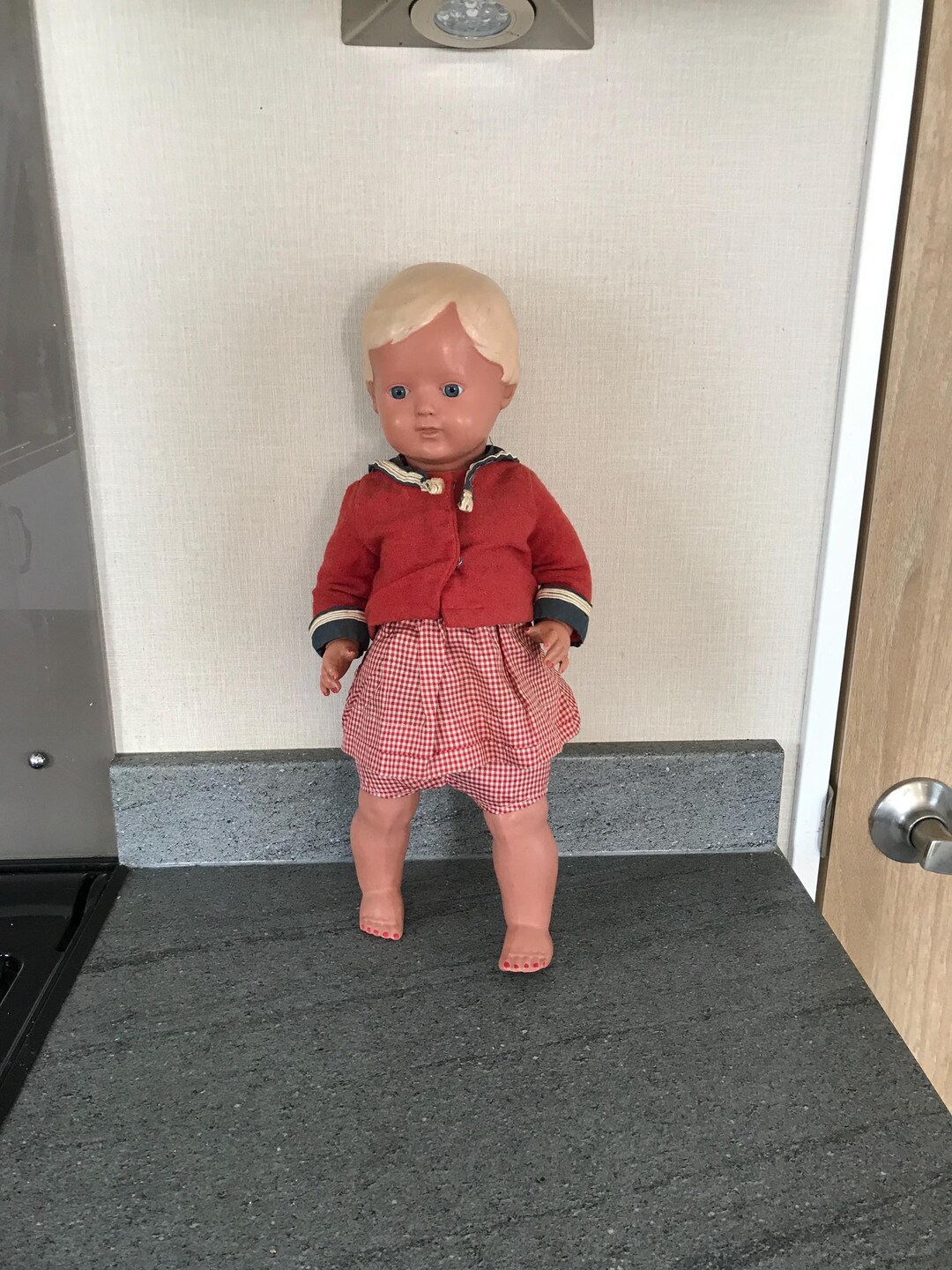 ヴィンテージ シルトクロット ドイツ製セルロイド人形 - シルト