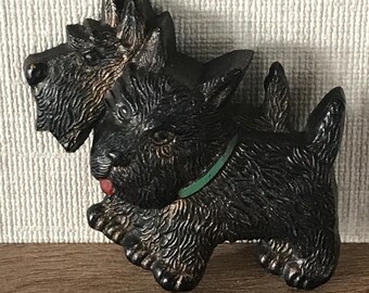 ヴィンテージ かわいい 初期プラスチック スコティッシュ テリア犬 2
