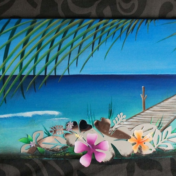 Peinture Seychelles, petit coin de paradis