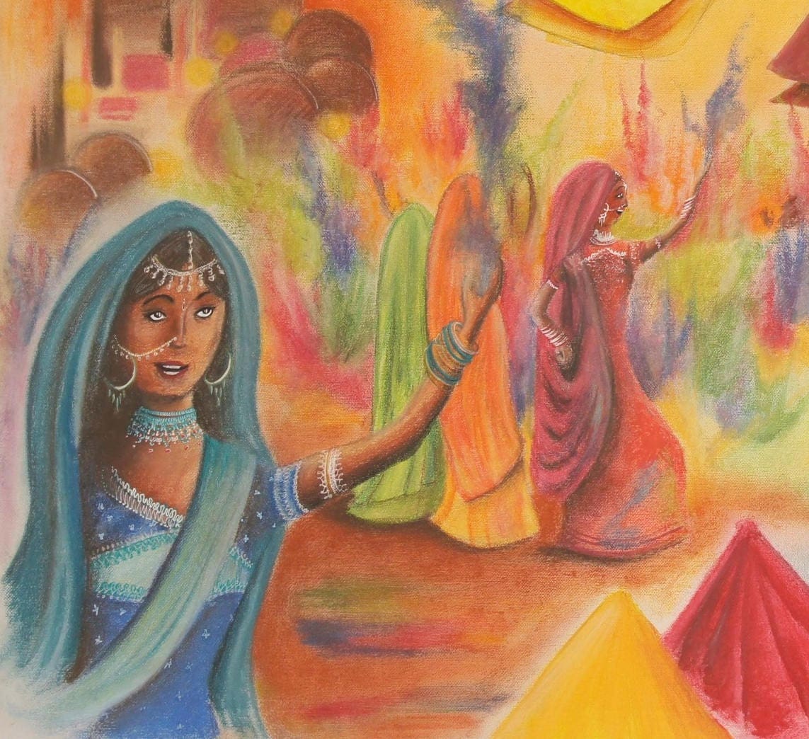 Indian Festival Holi Paintings indian-festival-holi-paintings