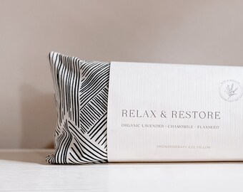Lavender Flaxseed Eye Pillow: Aromatherapy Relaxation Mask