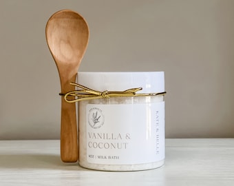 Vanilla Coconut Milk Bath: All Natural Vegan Soak (4oz)