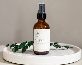 SLEEP , 2oz Natural Linen Room Spray , LAVENDER Essential Oil , Aromatherapy , Organic , Room Freshener • Linen Mist • Yoga Pillow Mist