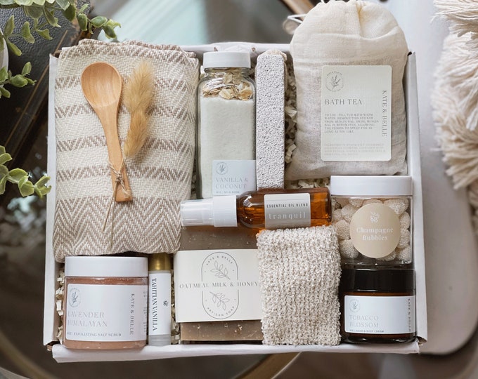 Self Care Spa Gift Box, Relaxation Spa Set, You Got This Gift, Self Care Box, Pampering Gift, Natural Spa Gift Set,, personalized gift