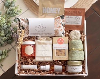 New Mom Spa Geschenk, Sie haben das, Postpartum Pflegepaket, Gute Besserung Geschenk, Geburtstags-Spa-Box, Zuhause, süßes Zuhause • Danke • Neue Mutter