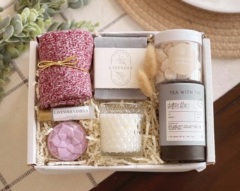 Caja de regalo de spa para mamá, regalo de cuidado personal, regalo del Día de las Madres, regalo para ti mismo, nueva mamá, cumpleaños • Mímate • Obtén un regalo bien pronto