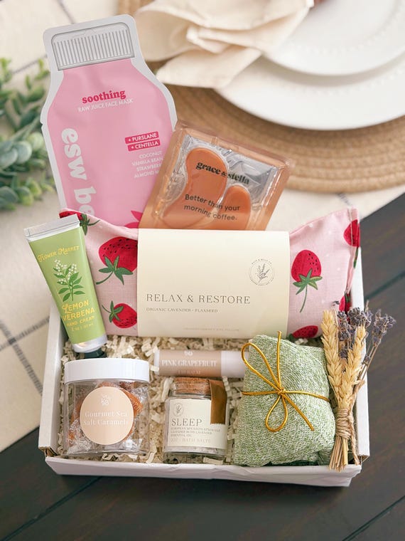 Self Care Gift, Spa Gift Box, Gift Box for Women, Birthday Spa Gift, Thinking of You, Sympathy Gift, You Got This Gift, Encouragement
