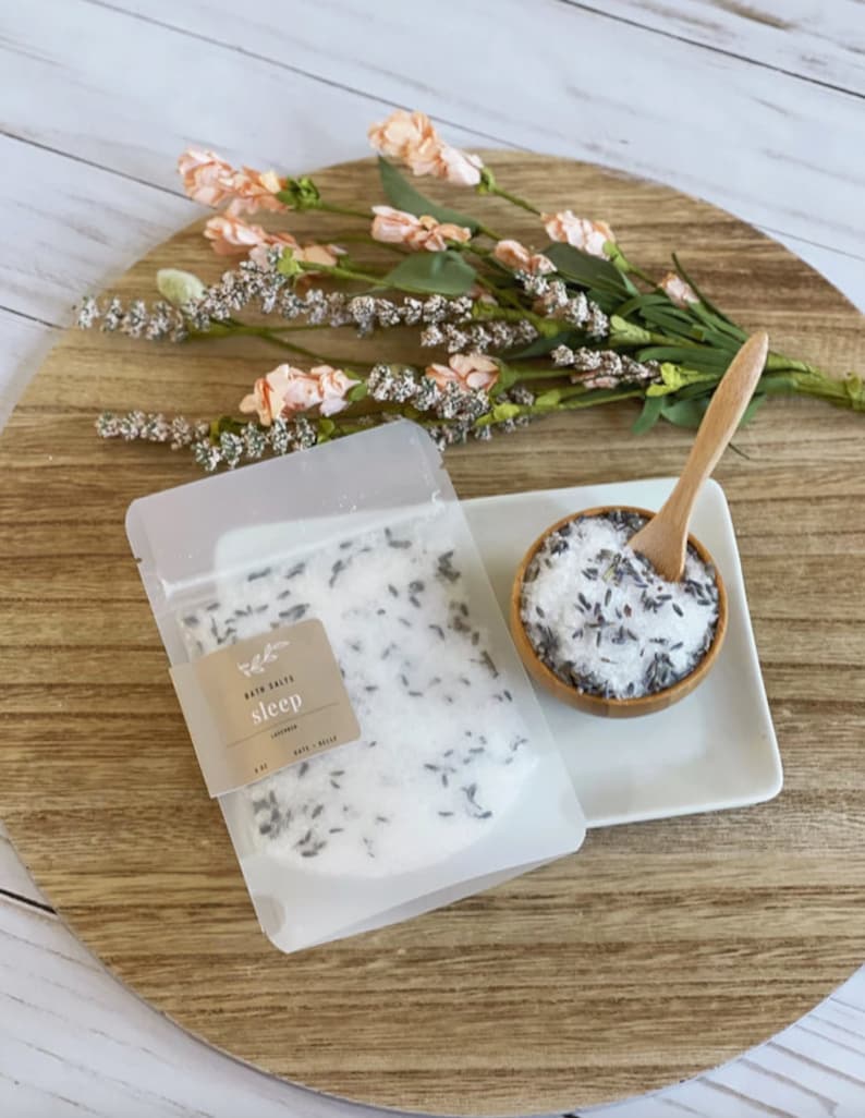 Mom Spa Gift Box , Self Care Box , Pampering Gift , Lavender eye pillow , Get well , New Mom • Birthday • Pamper Yourself • You are Loved image 6