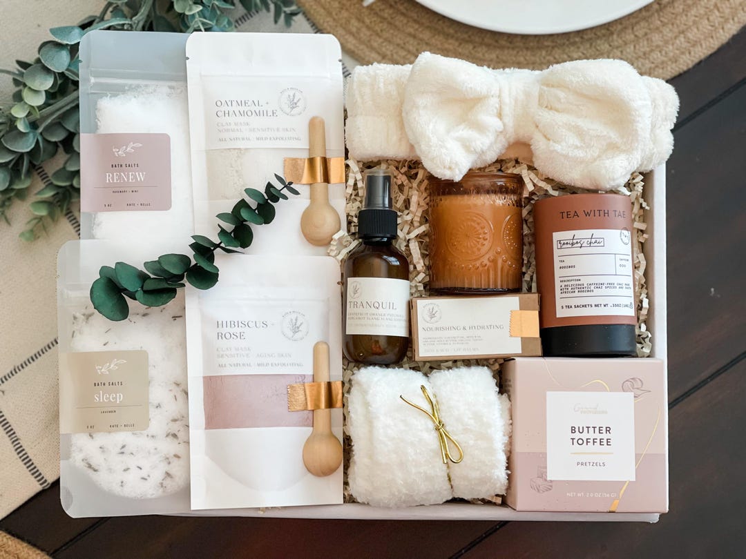 Deluxe Self Care Spa Gift Box | Relaxation Spa Gift | Spa Gift for Her ...