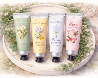 LOTIONS • Add- On Items, Hand Cream, Gardenia, Honey Lavender, French Lavender, Rose Scents