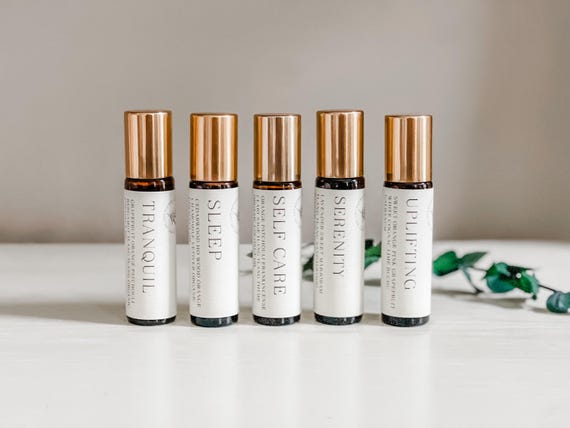 Assorted Essential Oil Blend Rollers  , Tranquil , Self Care , Sleep , Pulse Point Roll Ons , Natural Remedy • Meditation •personalized gift