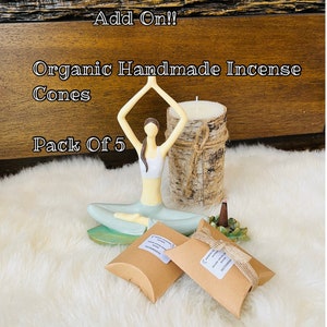 Add On Incense Cones-Pack Of 5 Organic Handmade Incense Cones By Harmony Collection & Friends