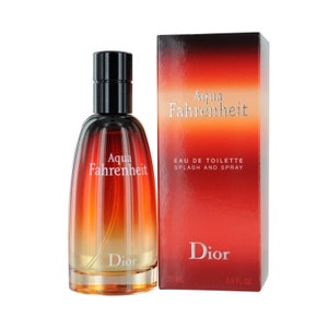 Aqua Fahrenheit EDT 75 ml 2,5 oz spray y splash para hombres nuevo en caja