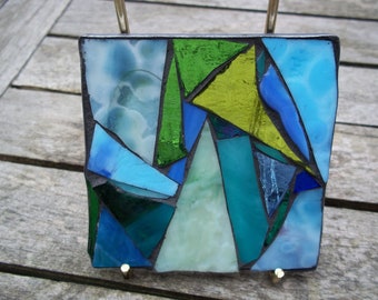 stained glass mosaic coaster/suncatcher